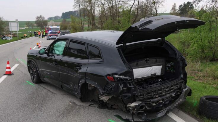Zwei Verletzte bei Verkehrsunfall in St. Marienkirchen am Hausruck