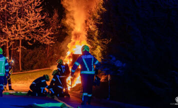 Zwei Feuerwehren bei Brand in Schlierbach im Einsatz