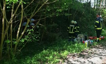 20-Jähriger stürzt in Altmünster beim Pinkeln eine Böschung hinunter