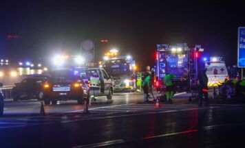 Schwerer Unfall am Knoten Wels führte zu Sperre der Welser Autobahn