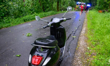 Mopedlenker nach Sturm aus Waldstück bei St. Florian gerettet