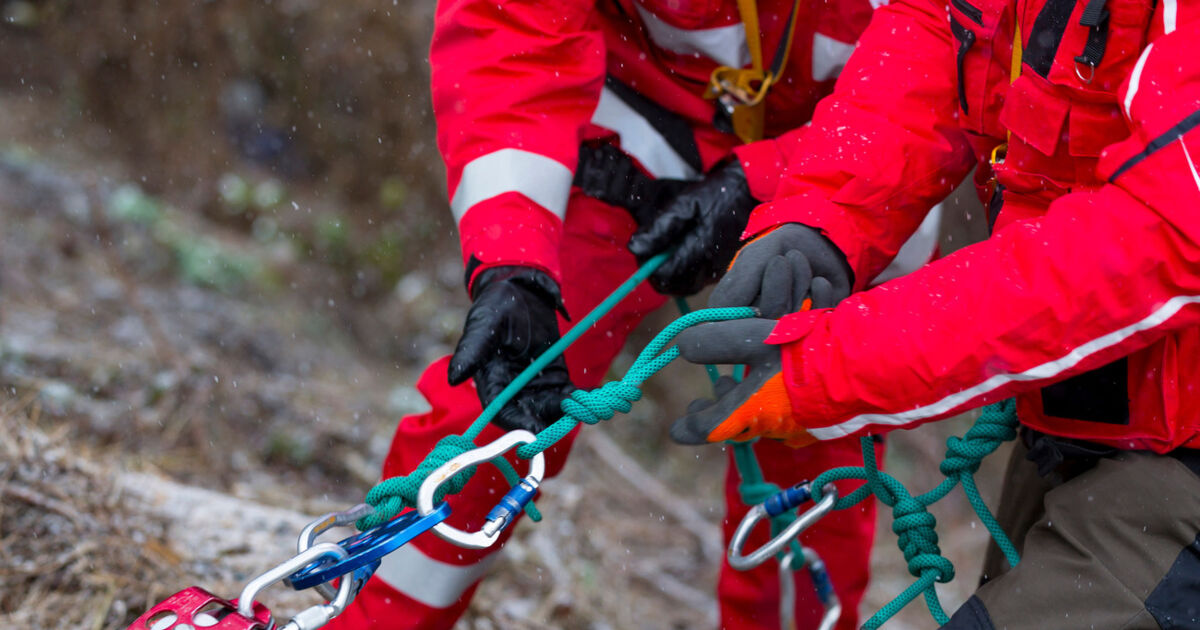 Three climbers narrowly escaped rockfall in Hallstatt