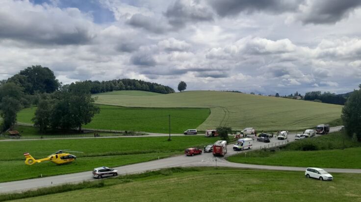 Fünf Verletzte bei Unfall in Mehrnbach