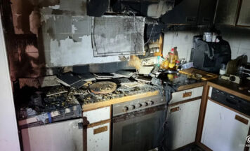 Küchenbrand in Lasberg