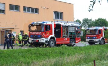 Brand in Mühle löste in Wallern Großeinsatz von acht Feuerwehren aus