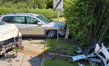 Schwerer Kreuzungsunfall in Gallspach löste Großeinsatz aus