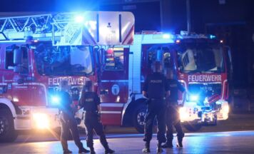 Brand in Produktionsbetrieb in Wels-Vogelweide