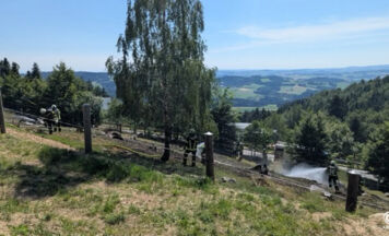 Großer Wiesenbrand in St. Stefan am Walde