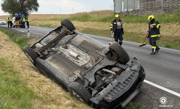 Autoüberschlag in Tumeltsham