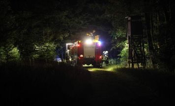 Feuerwehr löscht Kleinbrand in Waldgebiet von Sipbachzell