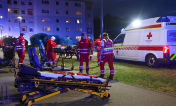 Verbranntes Essen in Wels-Pernau: Feuerwehr und Rettung im Einsatz