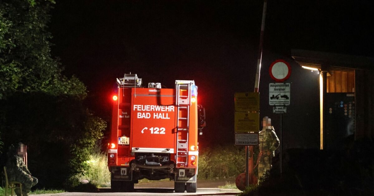 Seven fire departments deployed to forest fire in Molln