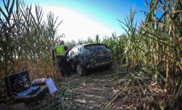 Nächtliche Spritztour mit gestohlenem Auto endete in einem Maisfeld in Marchtrenk