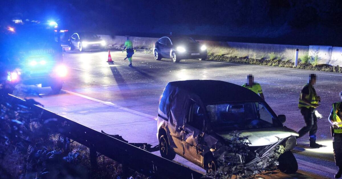 Schwerer Unfall auf A1: Kleintransporter überschlagen – Aufräumarbeiten ...