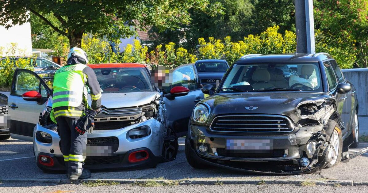 Sun glare: Head-on crash in the center of Pichl bei Wels