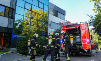 Brand in Ärztezentrum in Linz