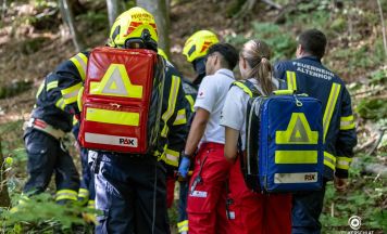 Rettungseinsatz nach Radsturz am Falkensteiner Steig
