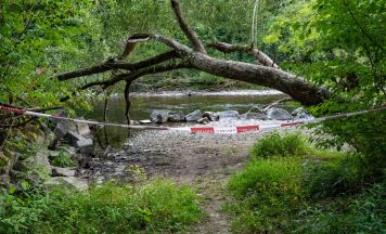 Kinder fanden tote Frau am Ufer der Ager im Bezirk Vöcklabruck