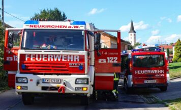 Zimmerbrand in Neukirchen am Walde