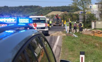 Stundenlange Sperre der Innviertler Straße nach Beschädigung einer Gasleitung