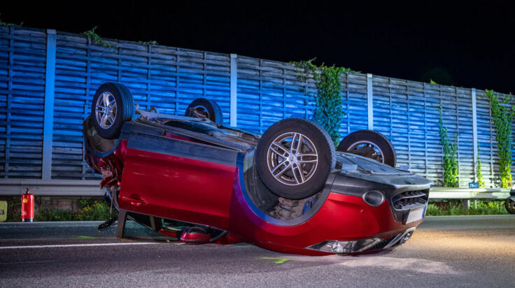 Schwerer Verkehrsunfall auf der B3 in Mauthausen