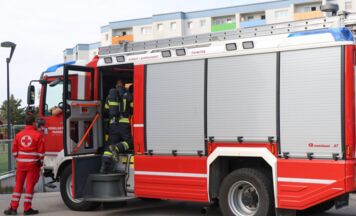 Ein Verletzter bei Küchenbrand in Wels-Pernau