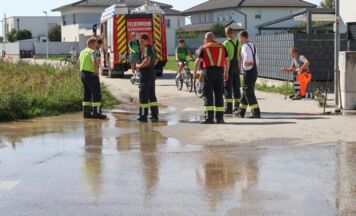 Rohrbruch in Gunskirchen