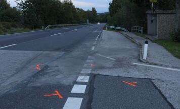 Unfall auf der B127 in St. Martin im Mühlkreis