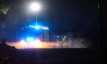 Feuerwehr nach Kalkaustritt in Stadl-Paura im Einsatz