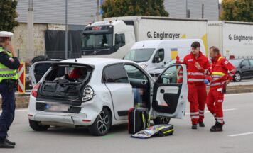 Zwei Kilometer Stau nach Auffahrunfall auf der B1 in Wels
