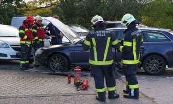 Pkw-Brand in Wels-Schafwiesen