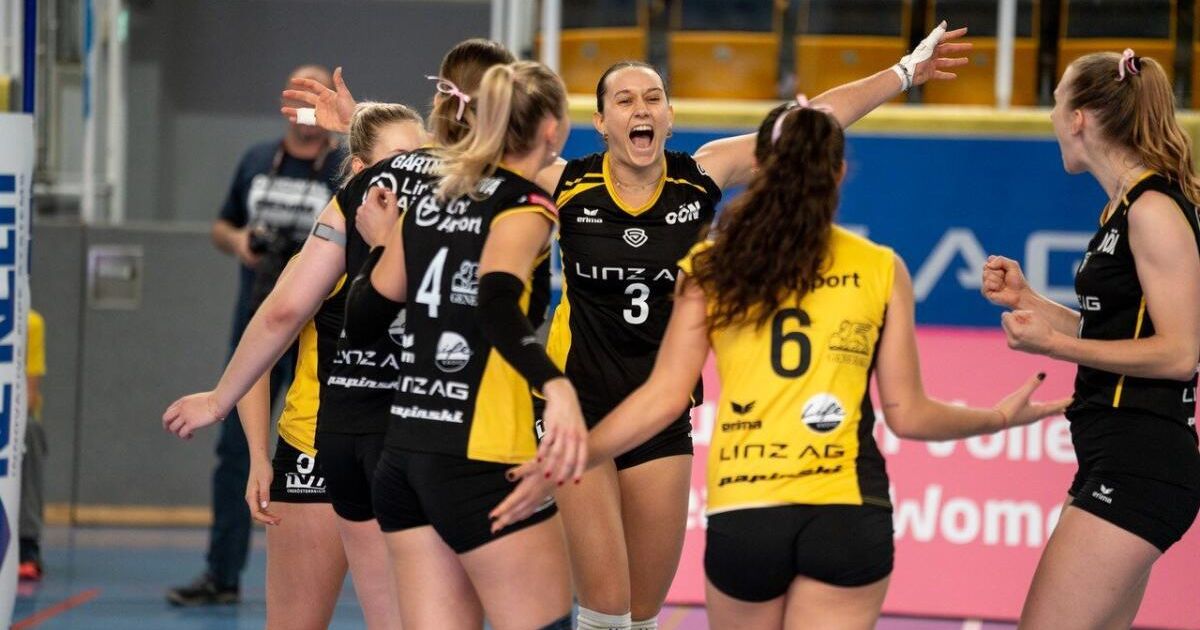 Linz AG Steelvolleys fixieren dritten Saisonsieg