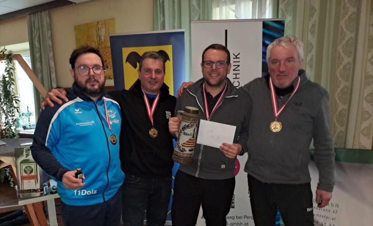 V.l.: Stefan Dolzer, Georg Dolzer, Christian Dolzer und Johann Dolzer. (Foto: privat)