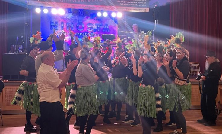 Masken, Musik und beste Stimmung in Schwertberg. (Foto: privat)