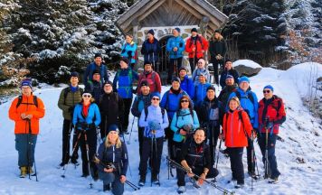 Winterwanderung der Naturfreunde führte von St. Nikola an der Donau zum Bärnkopf