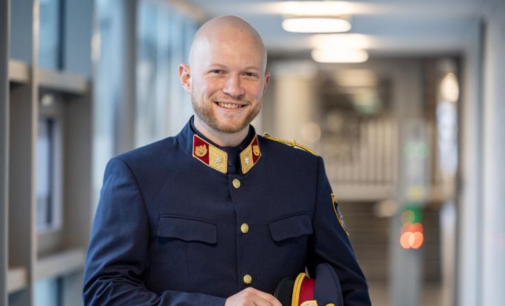 Der neue Bezirkspolizeikommandant Florian Kierner. (Foto: LPD OÖ/Michael Dietrich)
