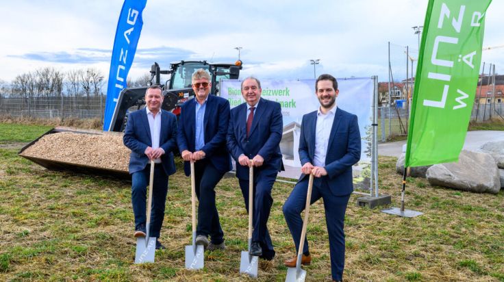 Neues Biomasseheizwerk soll klimafreundliche Naturwärme nach Ried in der Riedmark bringen