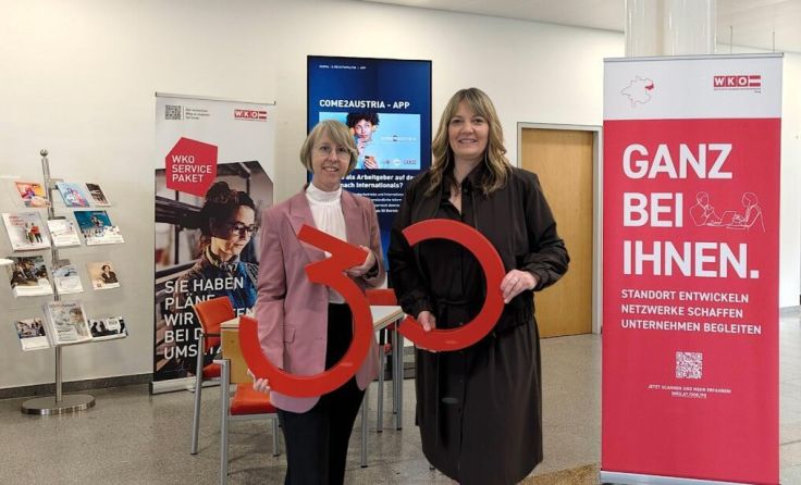 WKO-Obfrau Eveline Grabmann (l.) und WKO-Leiterin Eva Steinkellner. (Foto: WKO Perg)