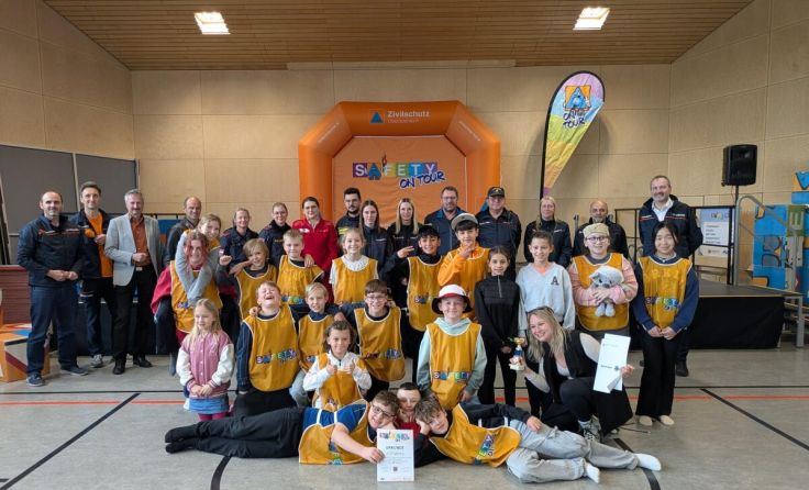 Die 4b der Volksschule Luftenberg holte sich den Sieg. (Foto: Zivilschutzverband)