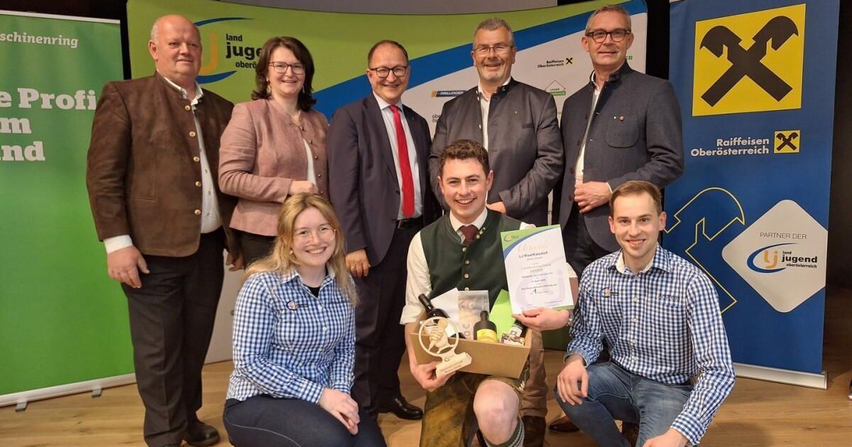 Simon Diwold wins the Upper Austrian Rural Youth state competition with an ...