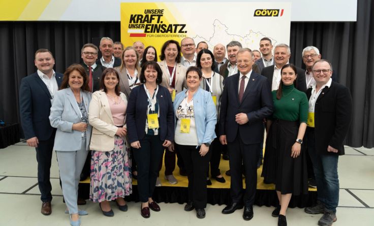 In Summe waren 64 Delegierte aus dem Bezirk Perg beim OÖVP-Landesparteitag in Linz. (Foto: OÖVP)