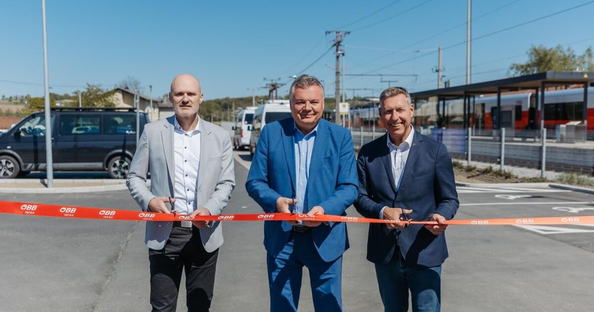 The Park and Ride expansion in Lungitz is officially completed