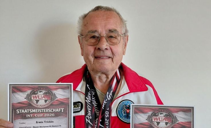 Erwin Trichlin bewies erneut seine Kraft. (Foto: Tips)