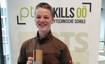Elektrotalent Julian Leonhardsberger holte sich Gold bei den PTS Skills