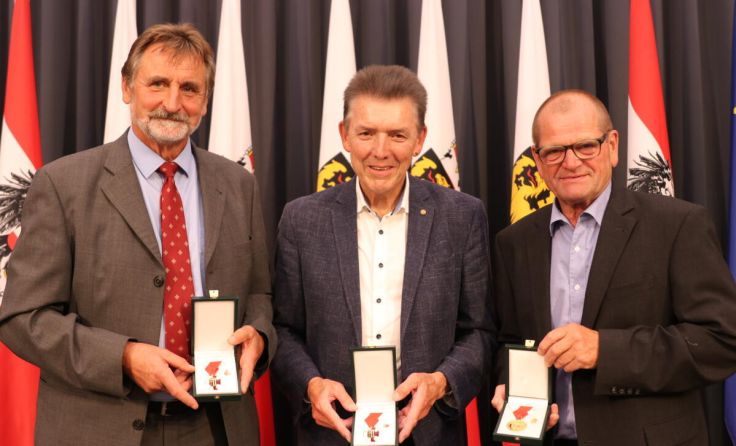 Josef Lengauer, Karl Kapplmüller und Josef Derntl (v.l.). (Foto: PROGE OÖ)