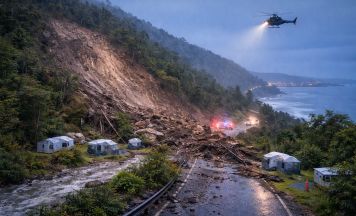 Mehrere Vermisste nach Erdrutsch in Neuseeland