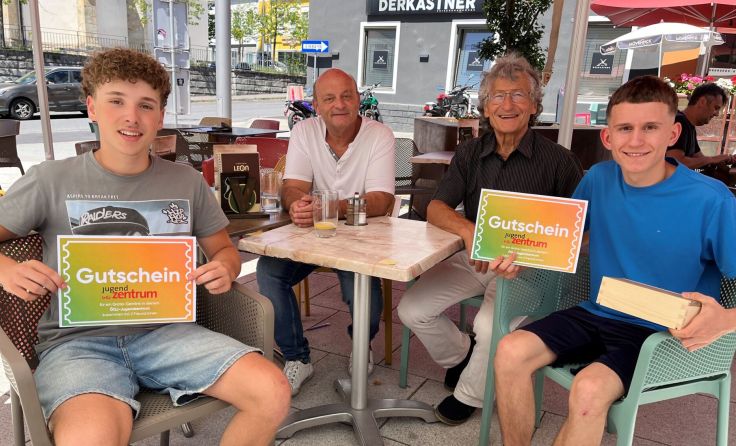 vlnr: Ziegler, Winter, Wall-Strasser, Stumptner (Bildrechte: Stadtgemeinde Gallneukirchen)
