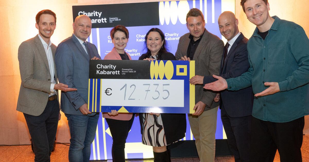 Double record at Round Table 24 charity cabaret in Linz