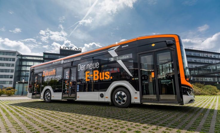 Der neue E-Autobus wird ab Sommer auf der Linie 26 unterwegs sein. (Foto: LINZ AG_BREITBILD-Austria)