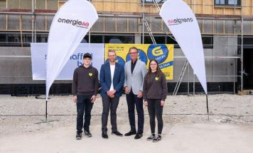 Gleichenfeier für neue „Lehrlings PowerBase“ in Gmunden
